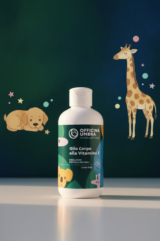 Olio corpo alla vitamina E