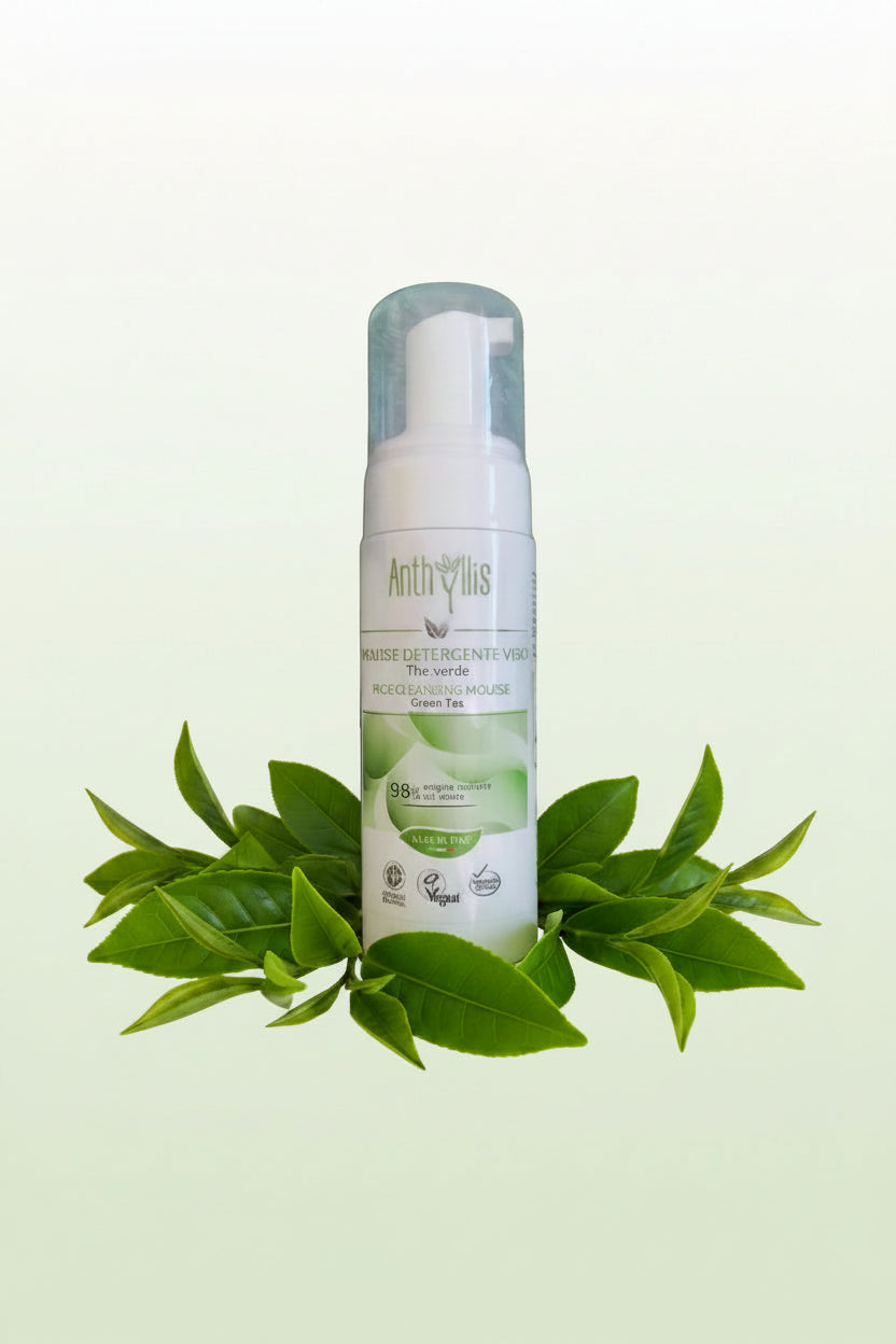 Mousse detergente viso