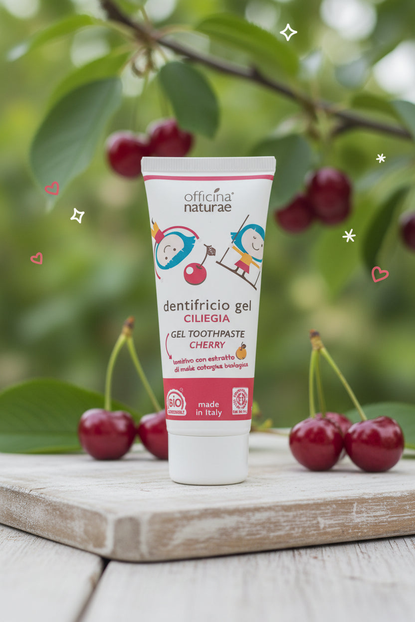 Dentifricio gel bimbi gusto ciliegia