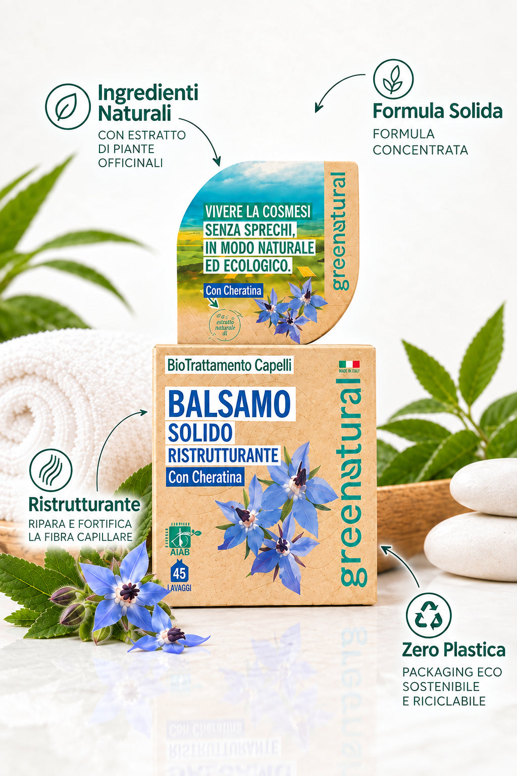 Balsamo solido ristrutturante