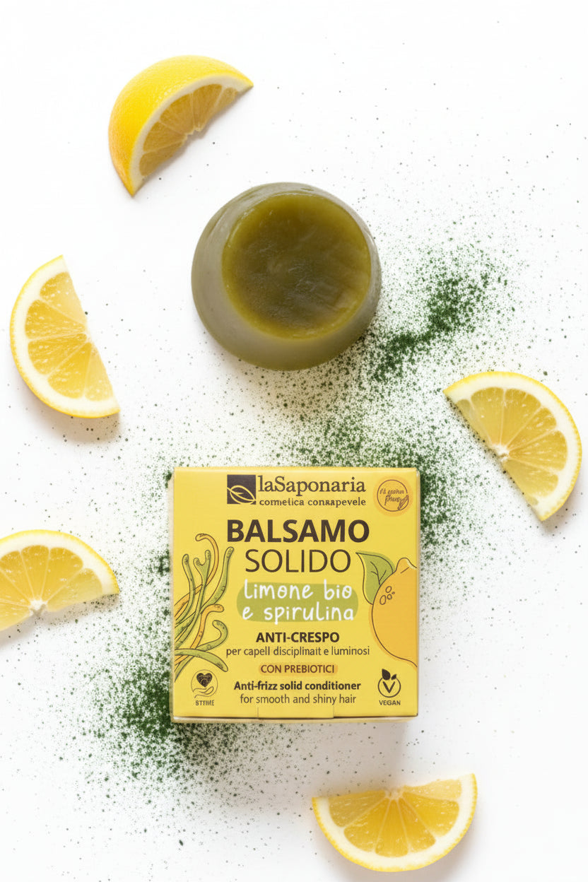 Balsamo solido anticrespo