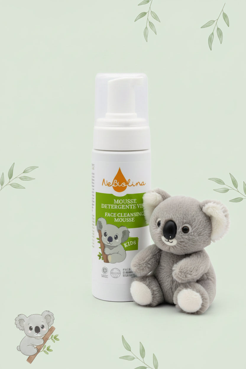 Mousse detergente viso