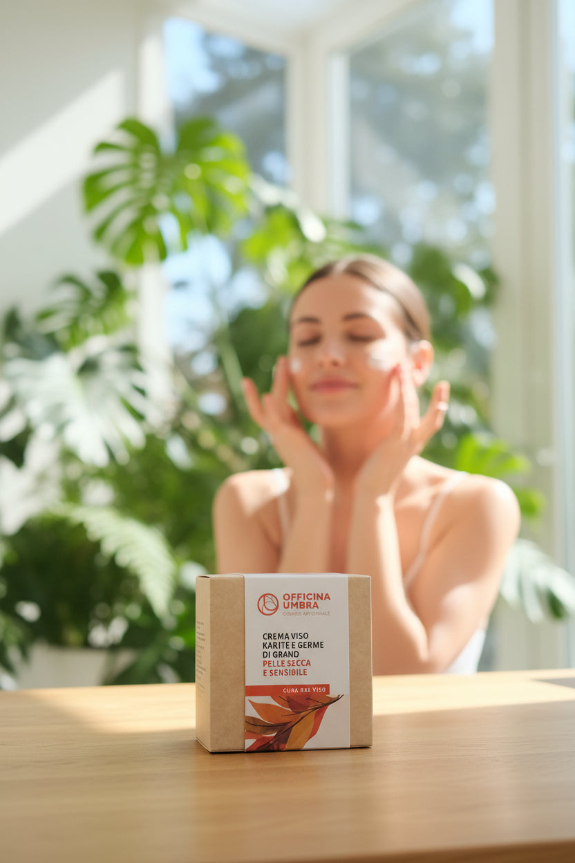 Crema viso pelle secca e sensibile