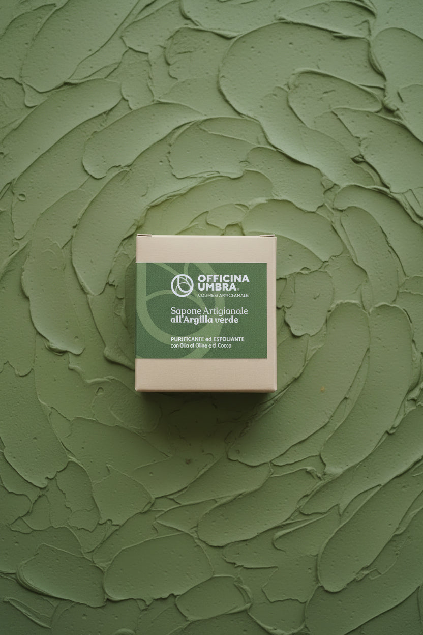 Sapone artigianale all'argilla verde