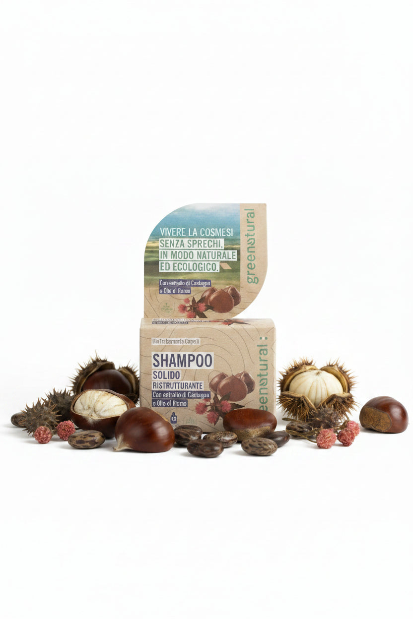 Shampoo solido ristrutturante