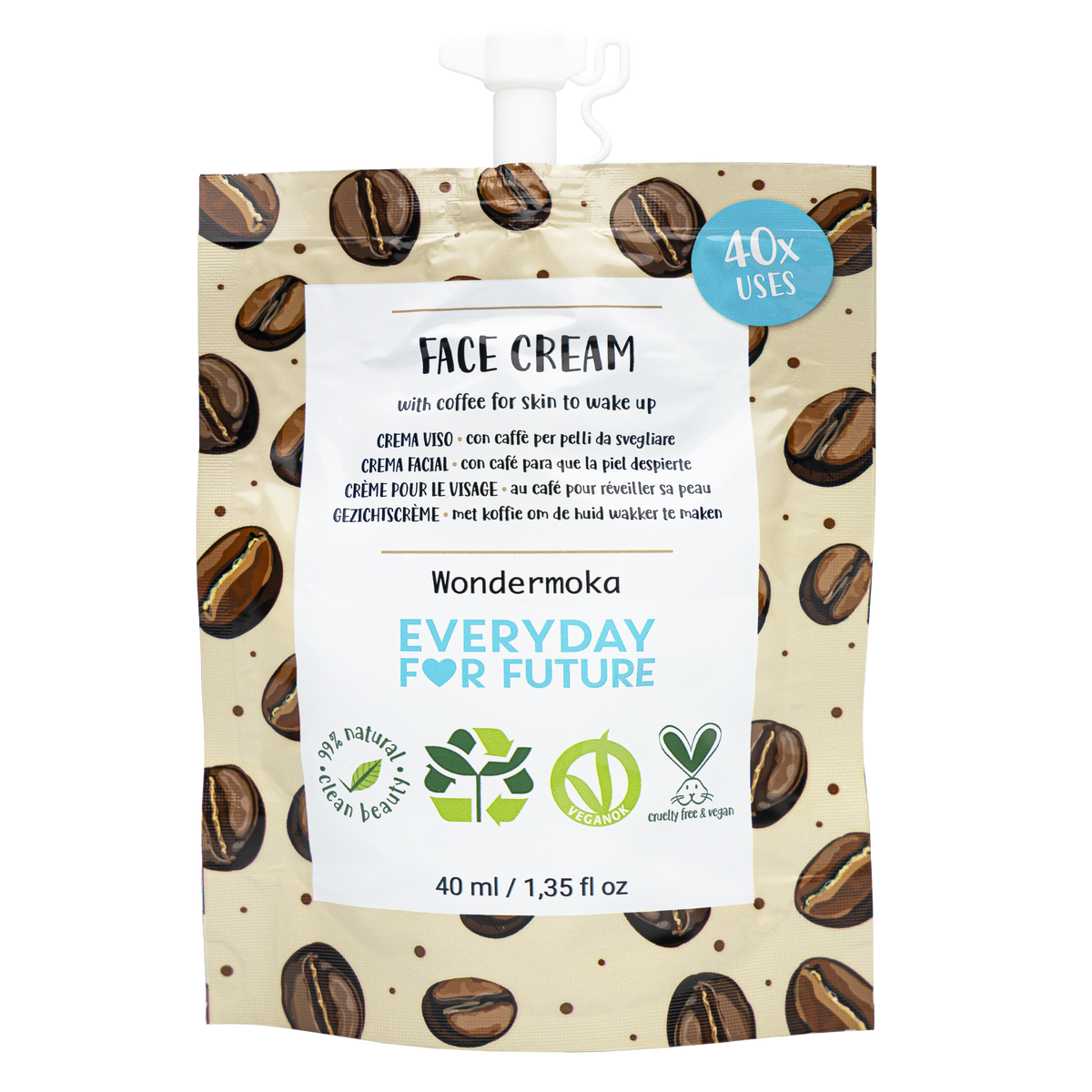 Crema Viso Energizzante con Olio di Caffè