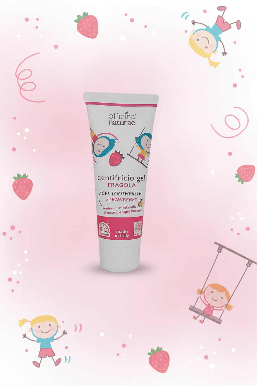 Dentifricio gel bimbi gusto fragola