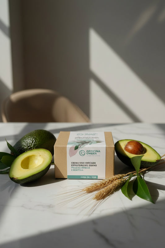 Crema viso pelle allergica e reattiva