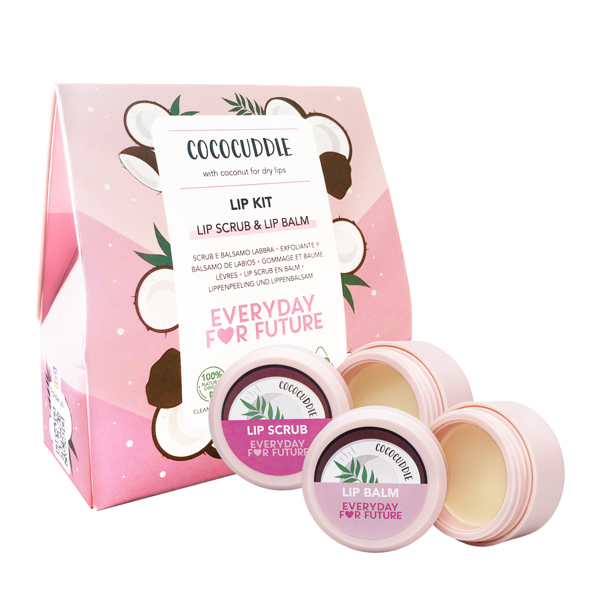 Kit Labbra con Estratto di Cocco - Scrub e lip balm