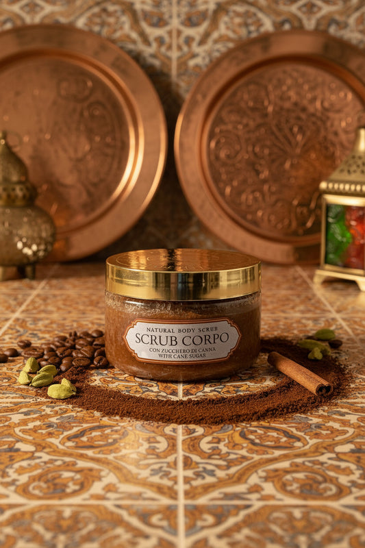 Scrub corpo caffè e cardamomo