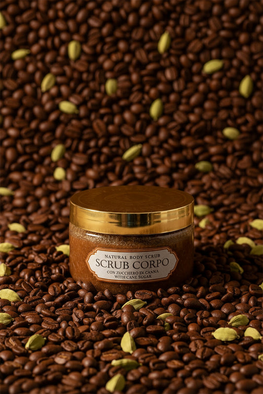 Scrub corpo caffè e cardamomo