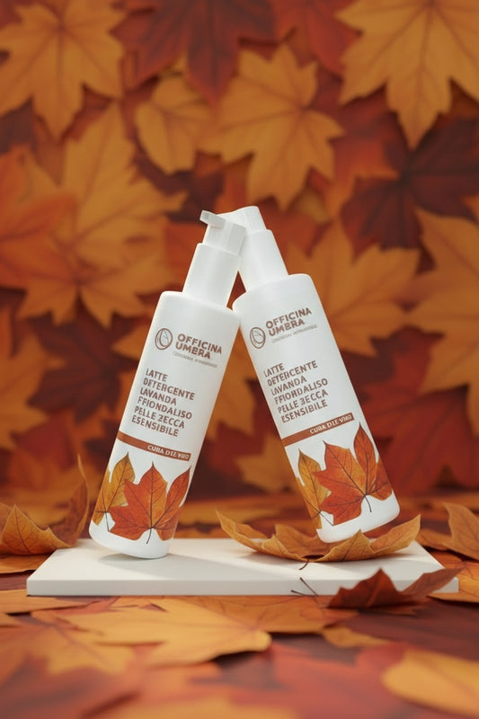 Latte detergente pelle secca