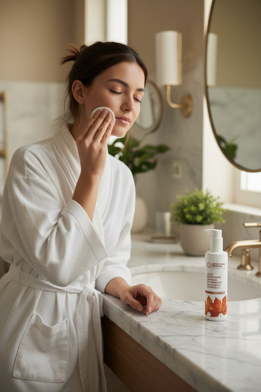 Latte detergente pelle secca