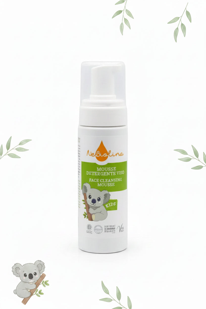 Mousse detergente viso