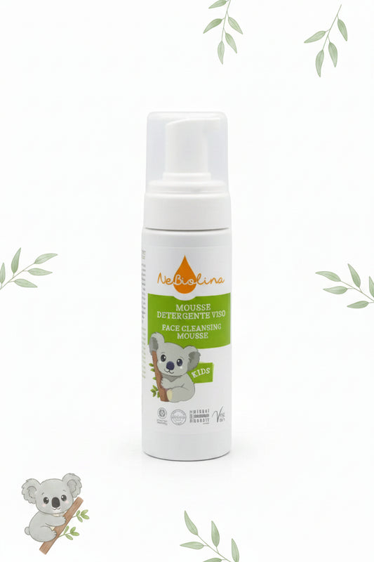 Mousse detergente viso