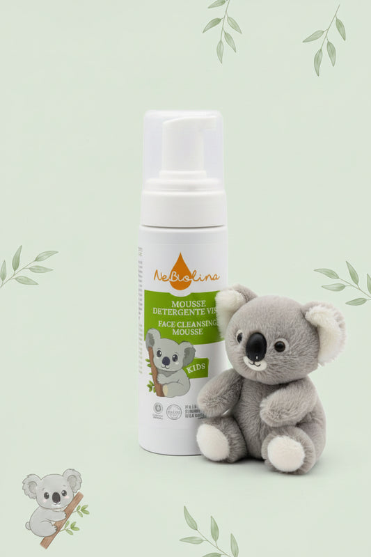 Mousse detergente viso
