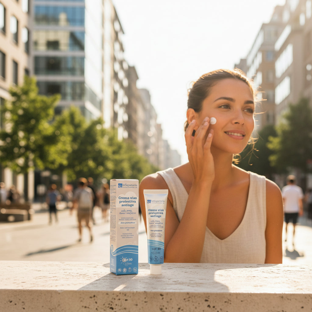 Crema viso protettiva antiage
