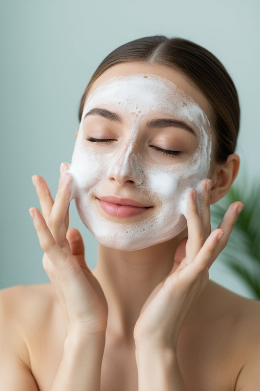 Mousse detergente viso Mirtilla
