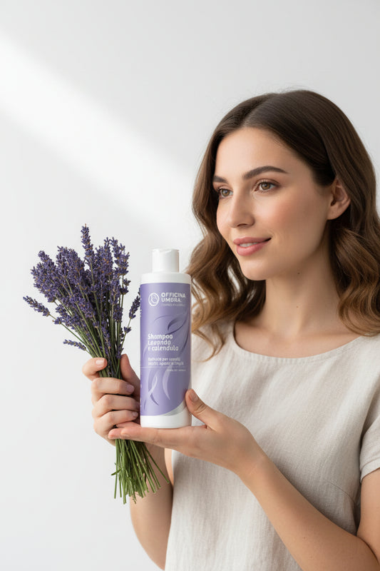 Shampoo Lavanda e Calendula per capelli secchi e fragili