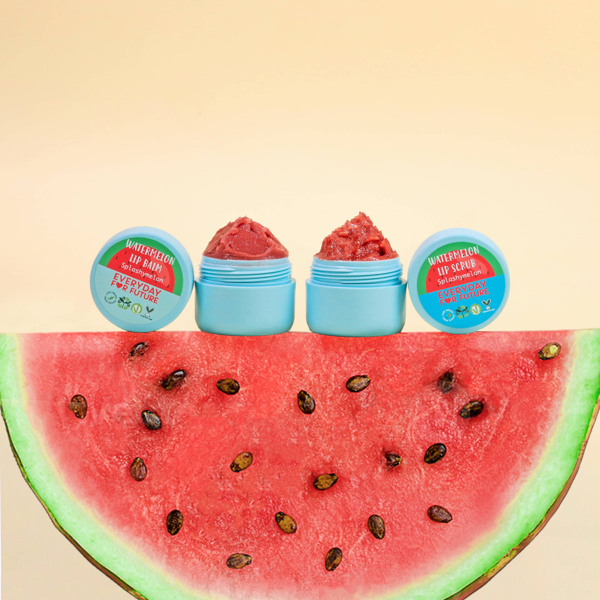 Kit Labbra con Estratto di Anguria - Scrub e lip balm