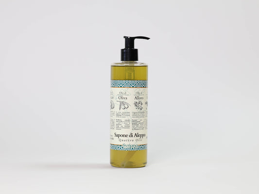 Sapone Liquido di Aleppo: un Mosaico di Oli Preziosi: 400 ml (flacone)